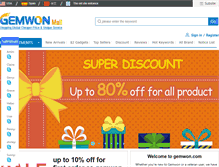 Tablet Screenshot of gemwon.com